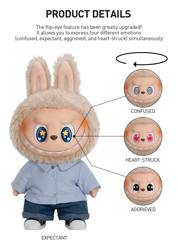 LABUBU THE MONSTERS - FLIP WITH ME Vinyl Plush Doll
