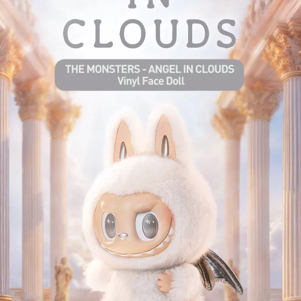LABUBU THE MONSTERS - ANGEL IN CLOUDS Vinyl Face Doll