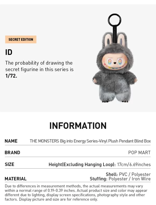 Labubu Big Into Energy V3 - Volledige set BLIND BOX