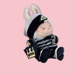 Cool Leather Outfit for Labubu CH