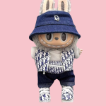 Cool Leather Outfit for Labubu CH